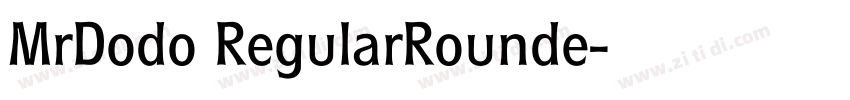 MrDodo RegularRounde字体转换